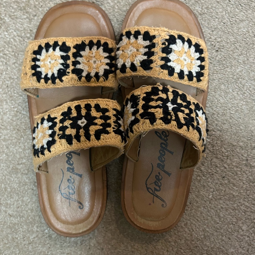 Free People Crocheted sandals